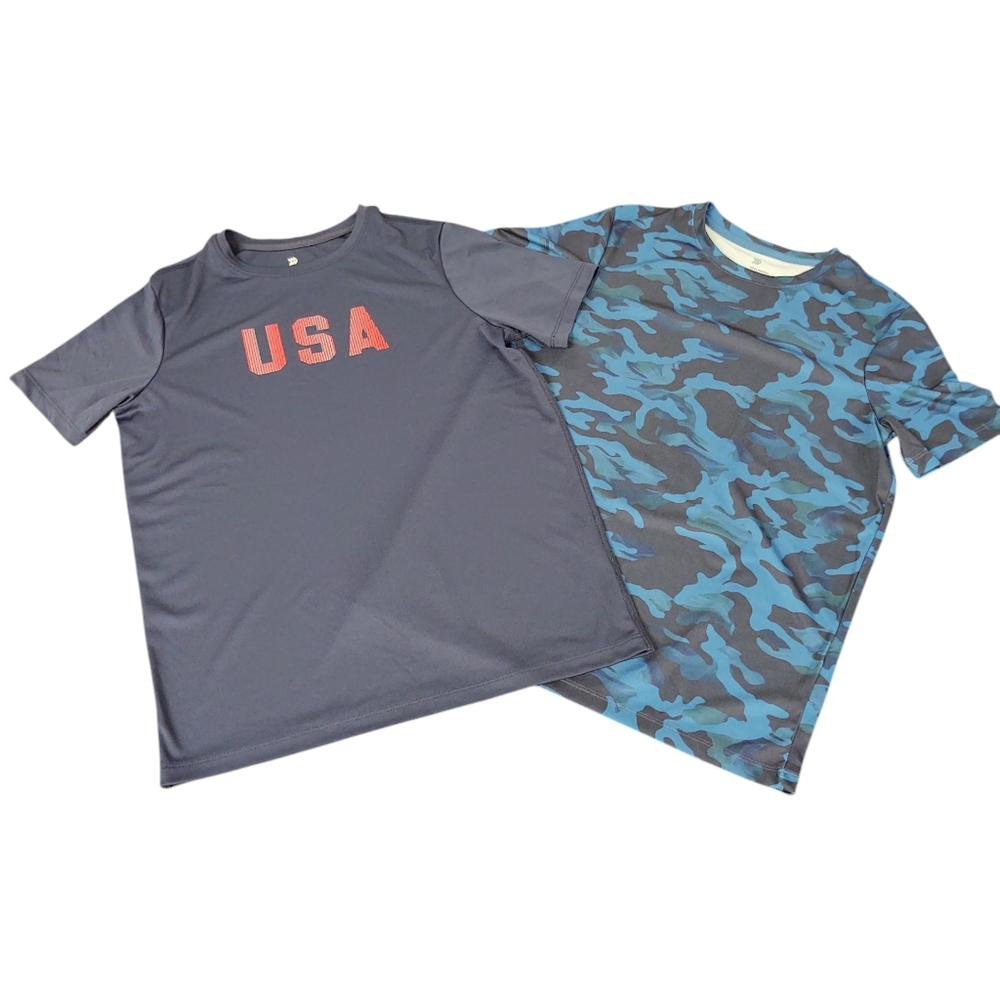 Like New All In Motion Bundle Of Two Boys Dri-Fit Tops Size 14